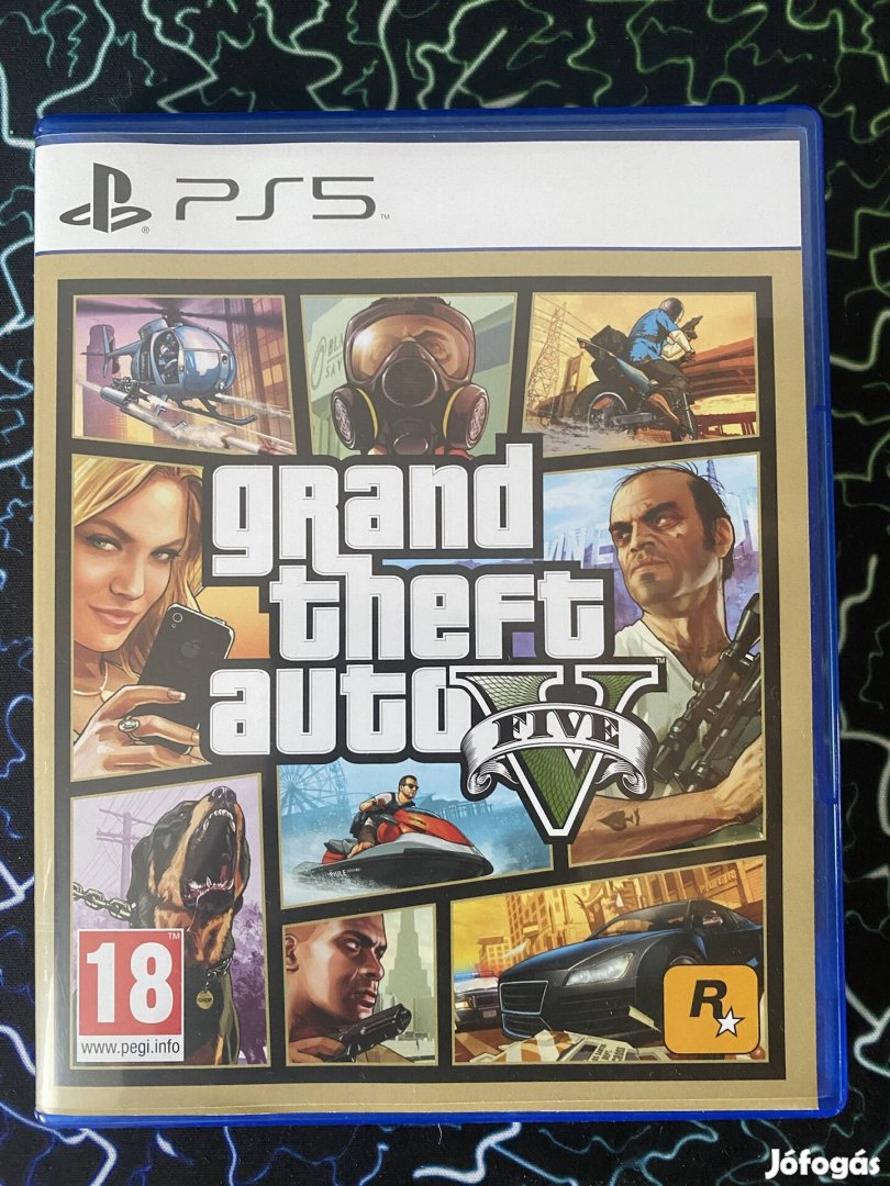 PS5 GTA5 Grand Theft Auto V Playstation 5 kiadás lemez játék