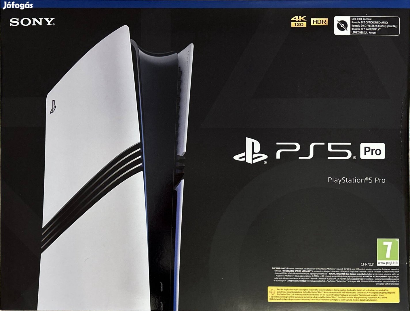 PS5 Pro, új, bontatlan csomagolásban