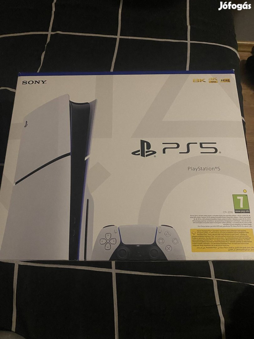 PS5 Slim,2db kontrollerrel,játékokkal