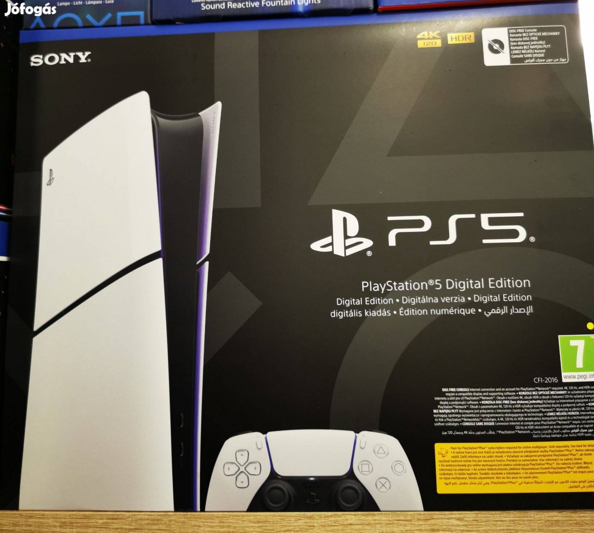 PS5 Slim Digital Edition konzol, üzletből 24 hó gari