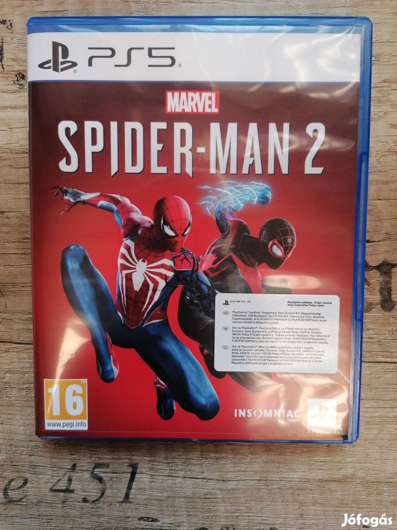 PS5 Spider-Man 2 játék