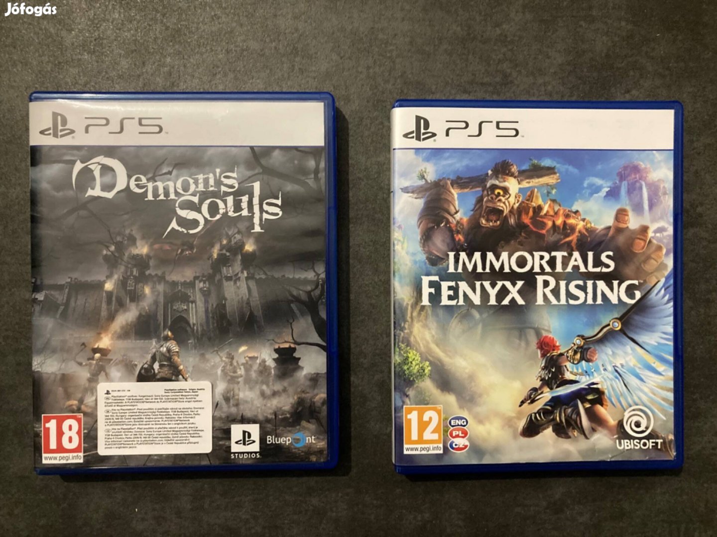 PS5 játékok (Demons Souls, Immortals Fenyx Rising) eladóak