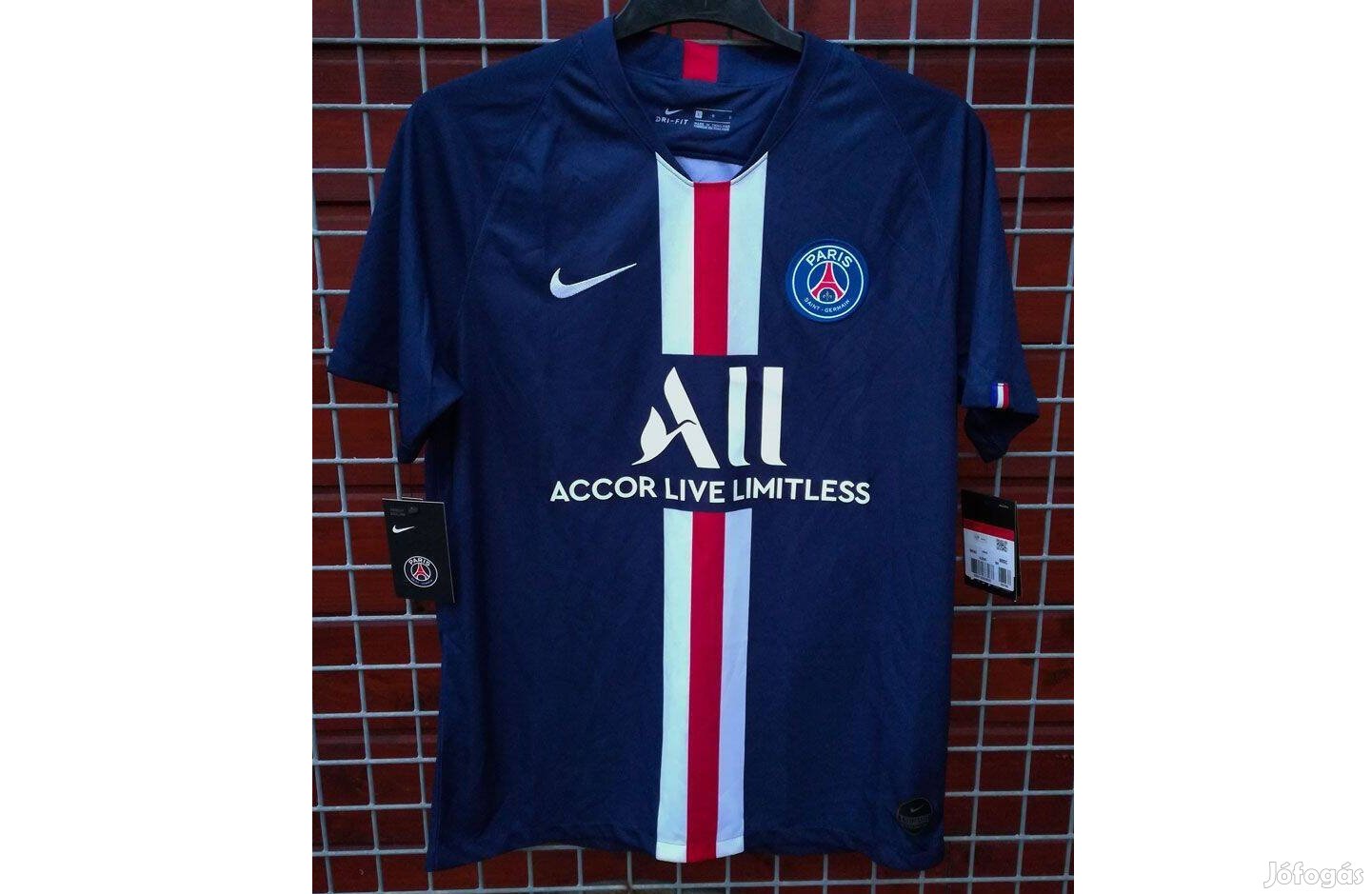 PSG Paris Saint Germain kék eredeti Nike mez (L)