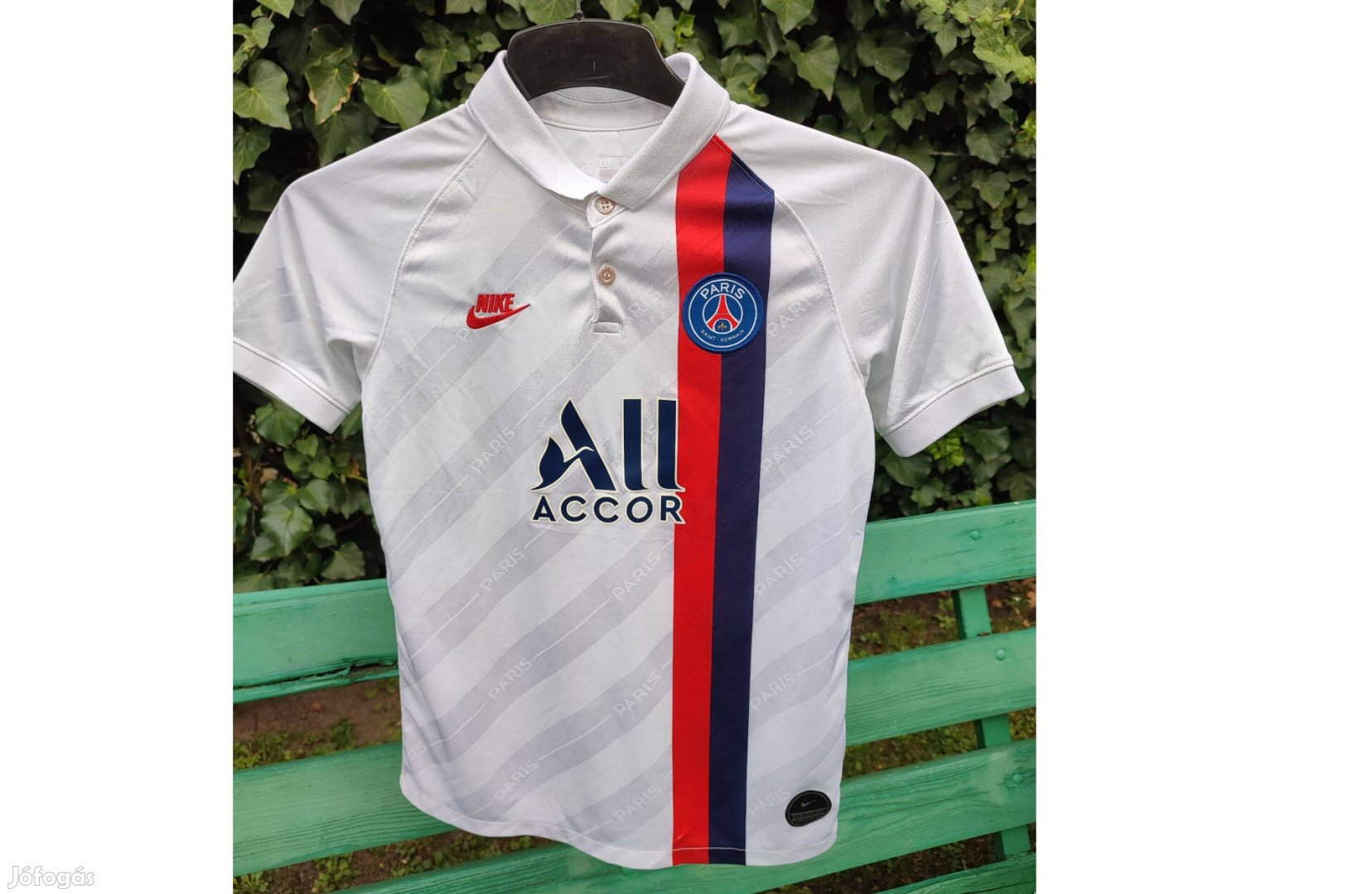 PSG eredeti Nike fehér gyerek mez (147-158)