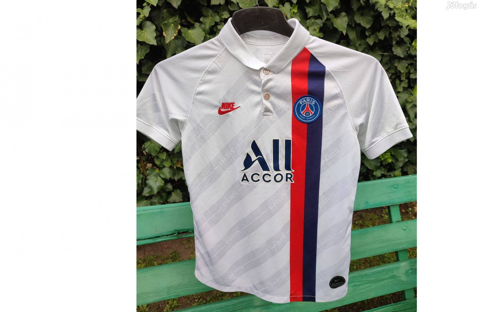 PSG eredeti Nike fehér gyerek mez (147-158)