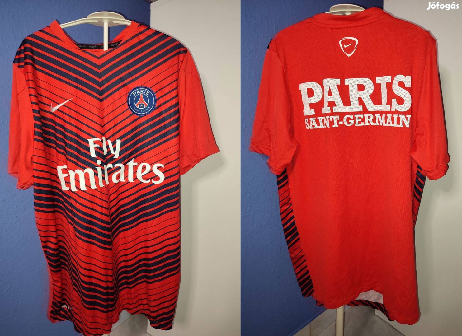 PSG eredeti Nike piros edzőmez (L)