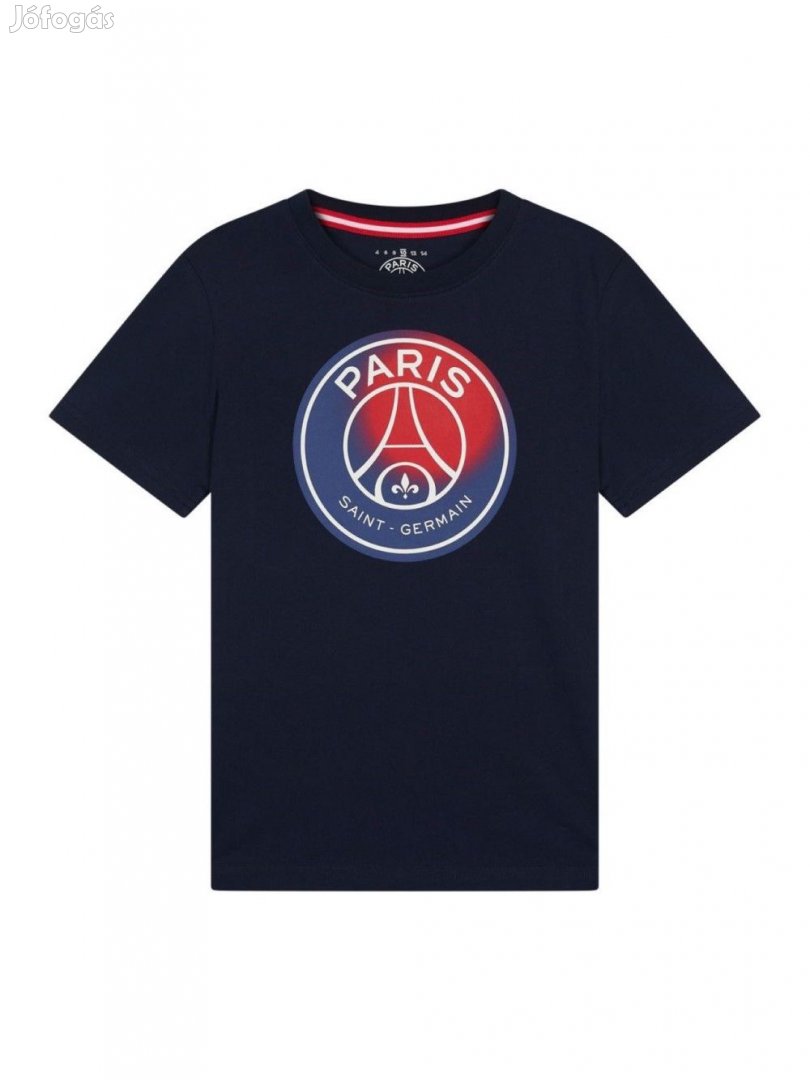 PSG póló gyerek BIG LOGO s.kék