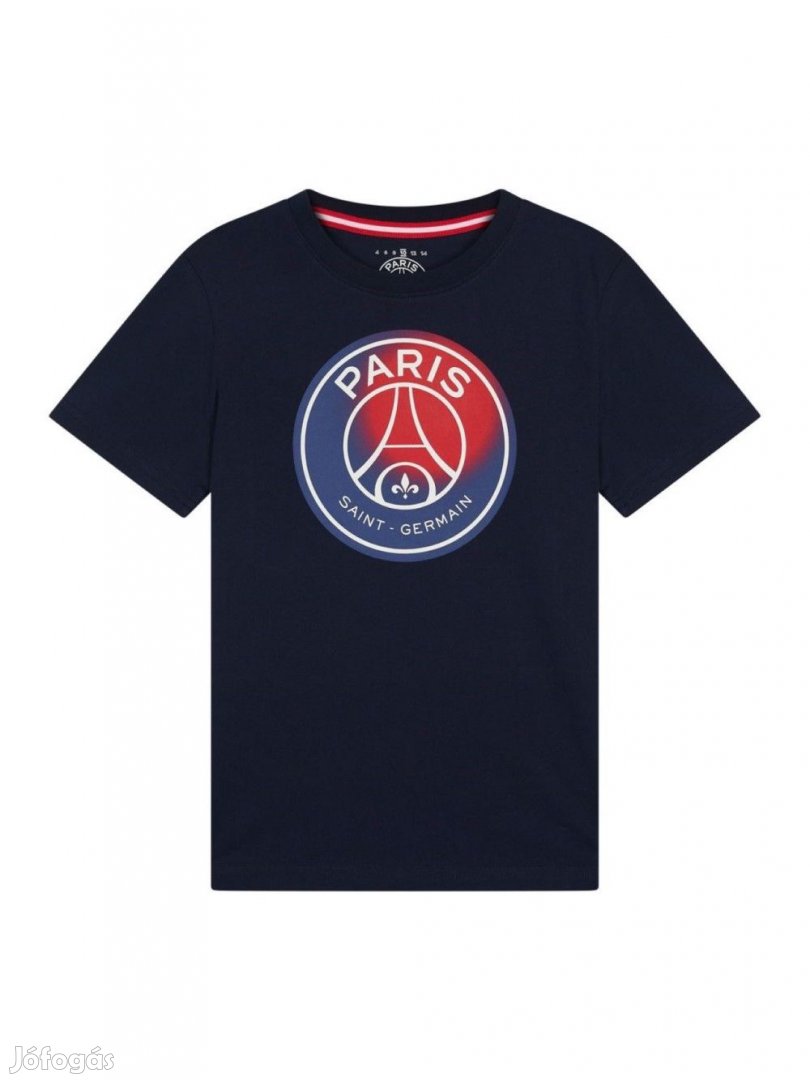 PSG póló gyerek BIG LOGO s.kék