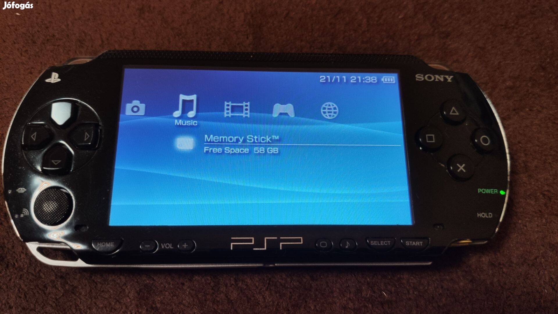 PSP 1004 IPS kijelzővel, Cfw vel, 64gb kártyával