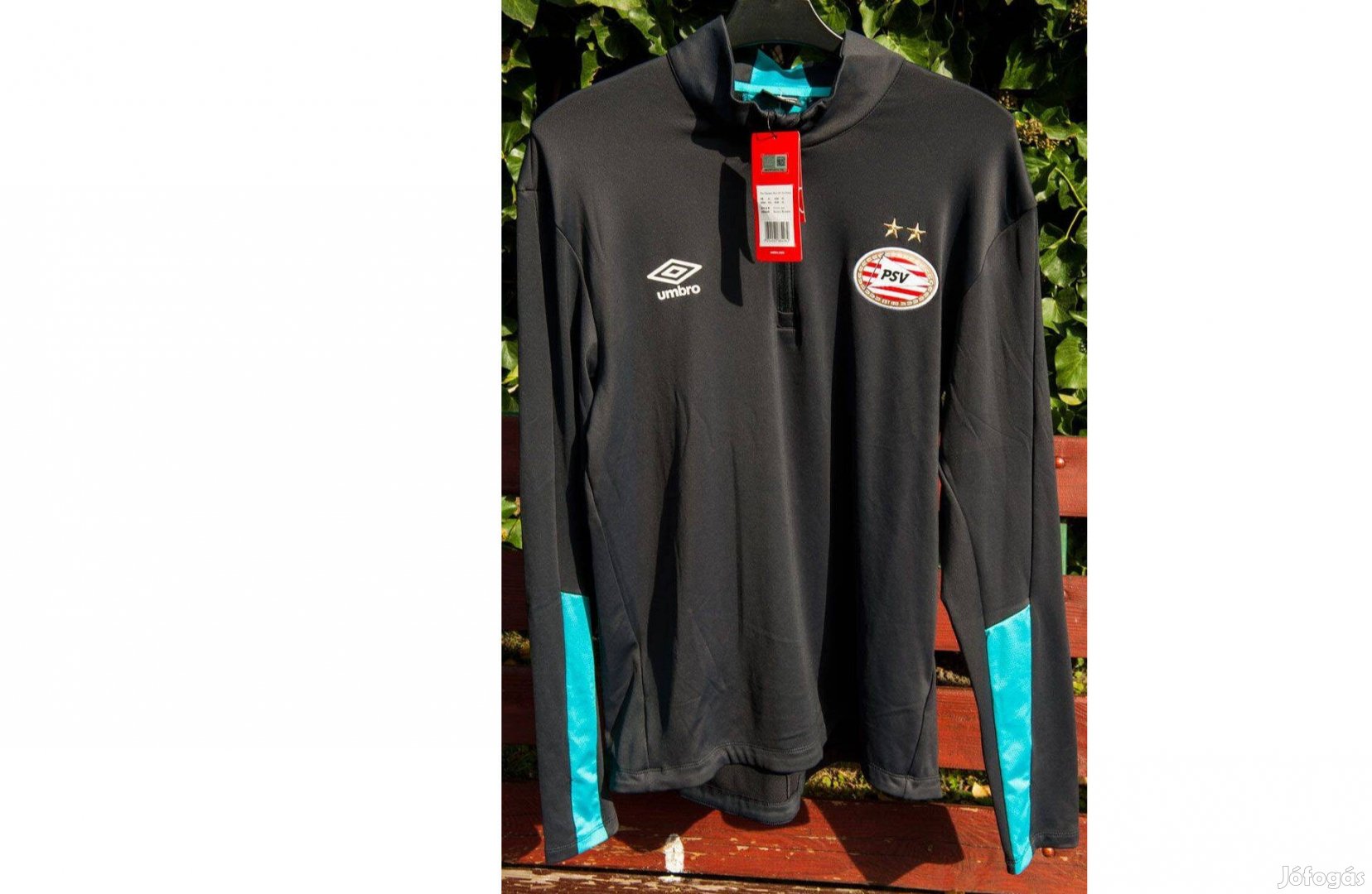 PSV Eindhoven eredeti sötétszürke Umbro hosszú ujjú felső