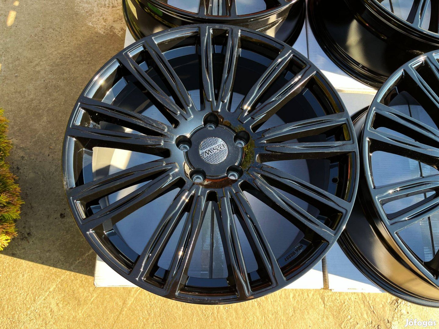 PSW 22" 5x130 Új fekete alufelni eladó 22 coll Audi Q7 Porsche Cayenne