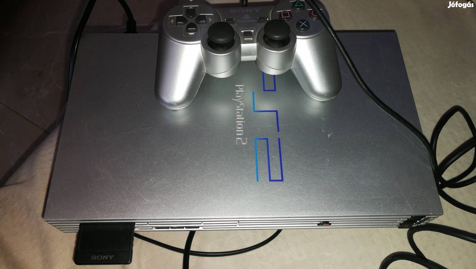 PS Playstation 2 készülék, gyári sony távirányító 8MB memória k