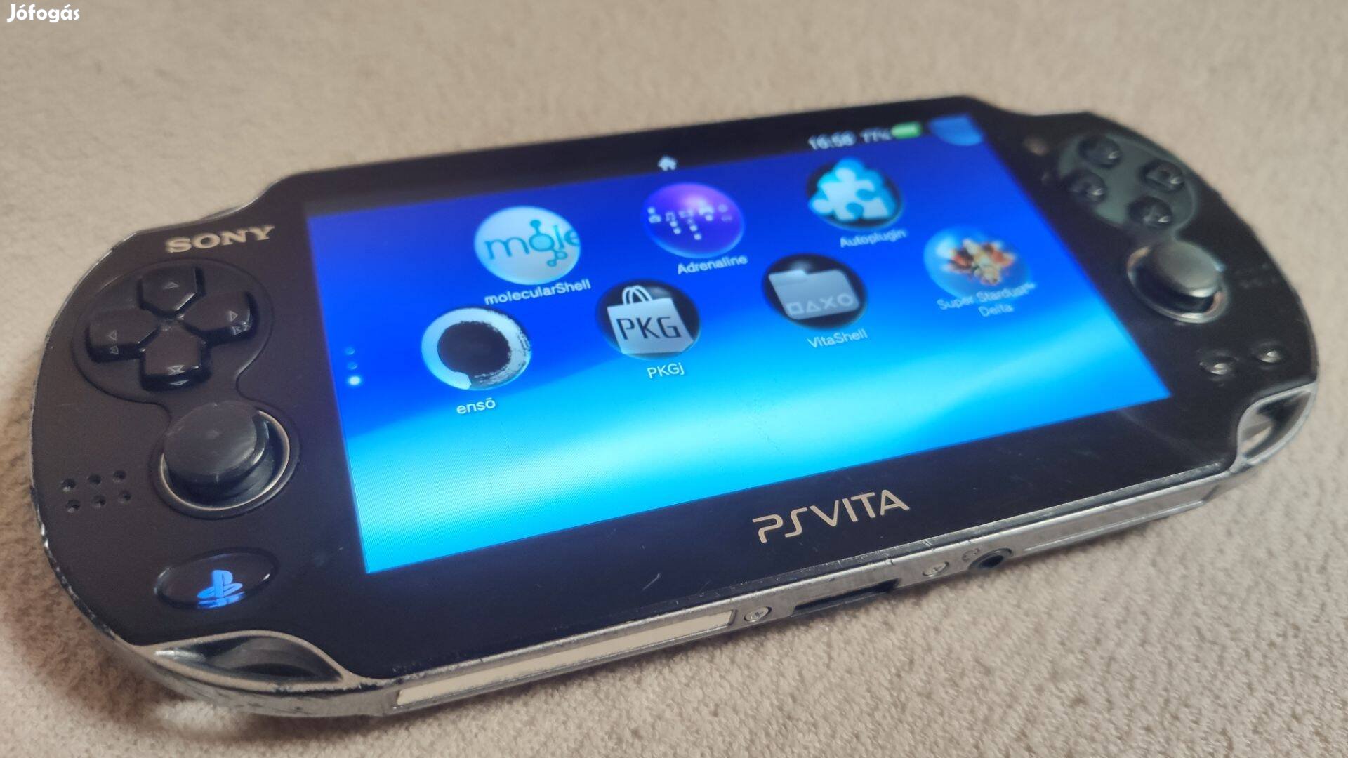 PS Vita 3.60 Henkakuval, 64Gb kártyával, üvegfóliával eladó