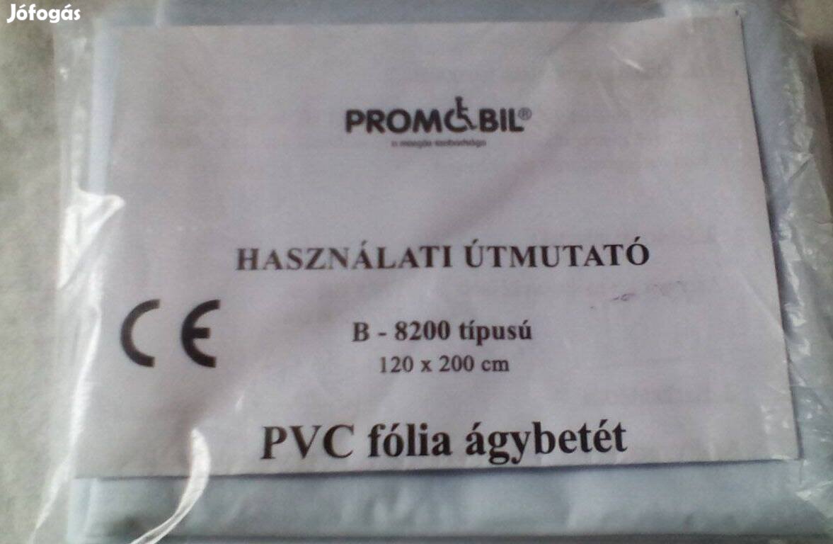 PVC fólia, ágybetét 120*200 méret, új