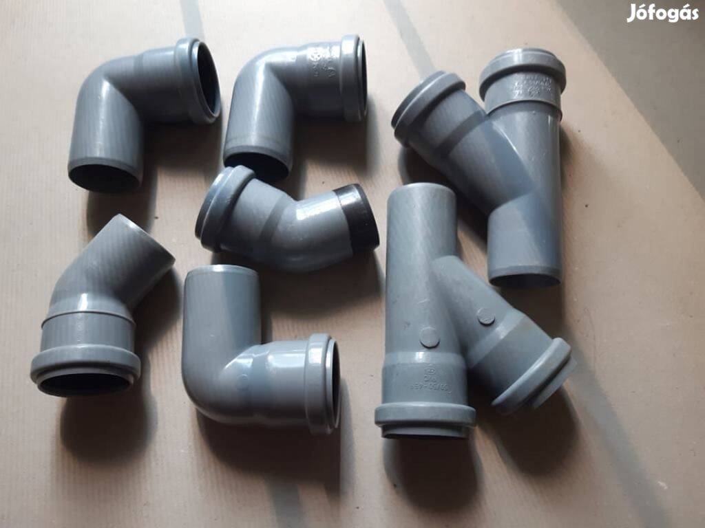 PVC könyök idom 50-es