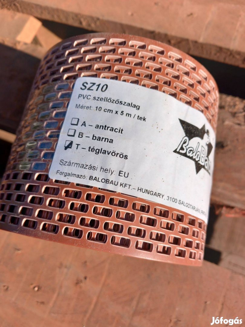 PVC szellőző szalag 5m-es 10cm széles