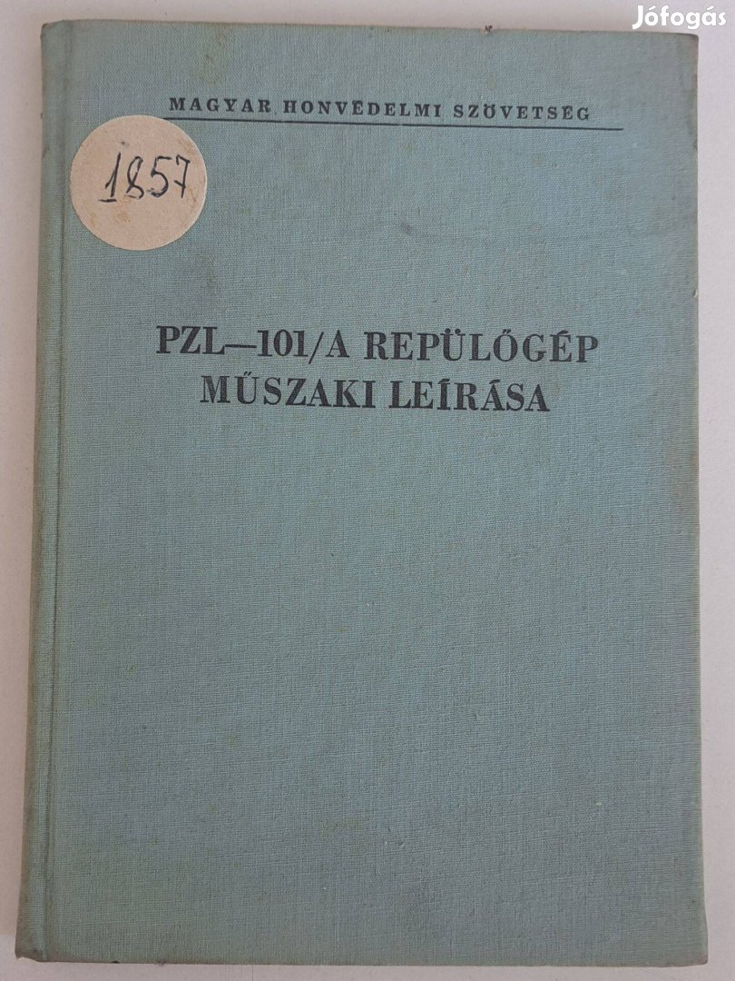 PZL - 101/A Repülőgép Műszaki Leírása.1967