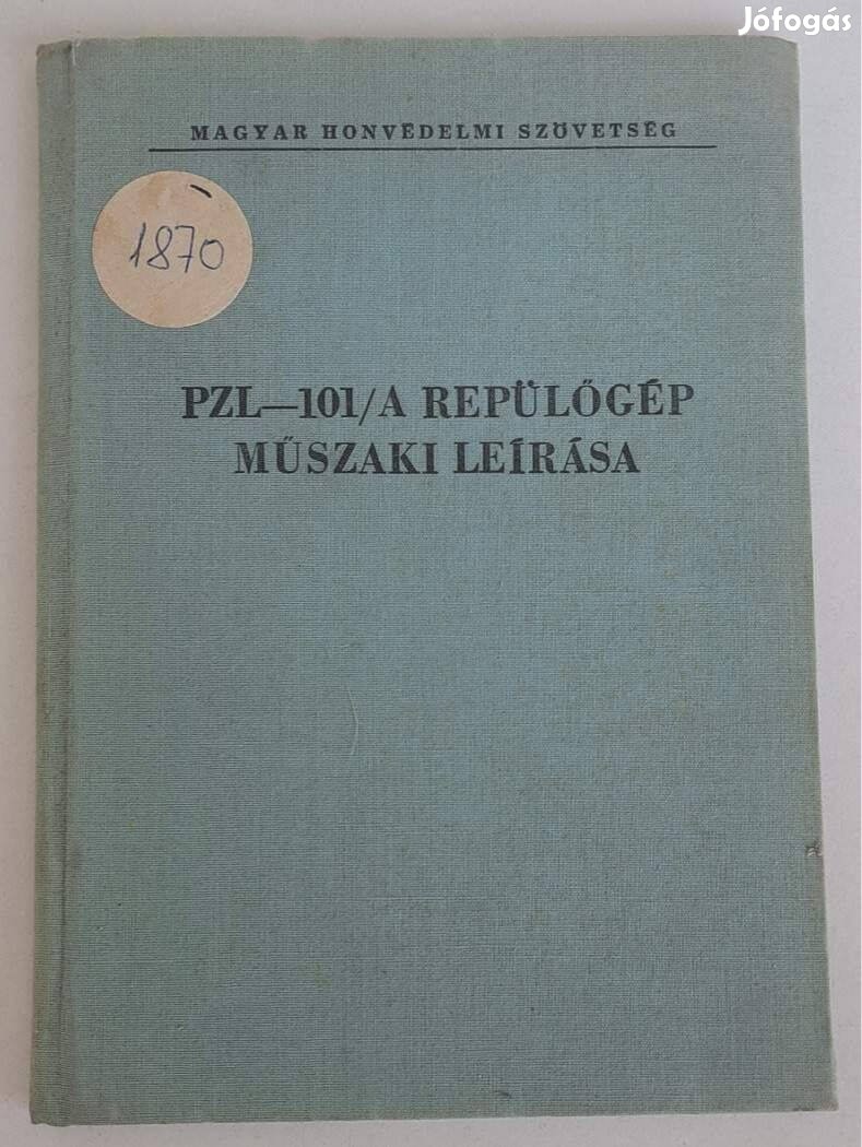 PZL - 101/A Repülőgép Műszaki Leírása 1967