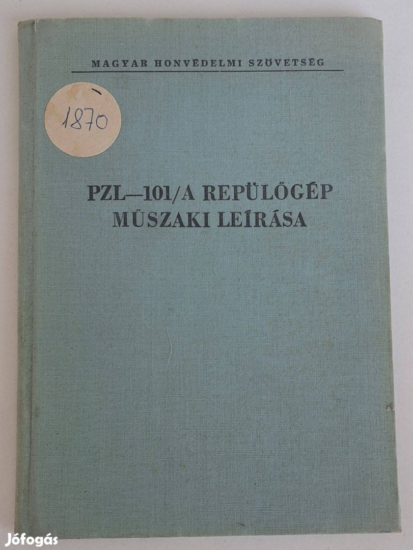 PZL - 101/A Repülőgép Műszaki Leírása 1967