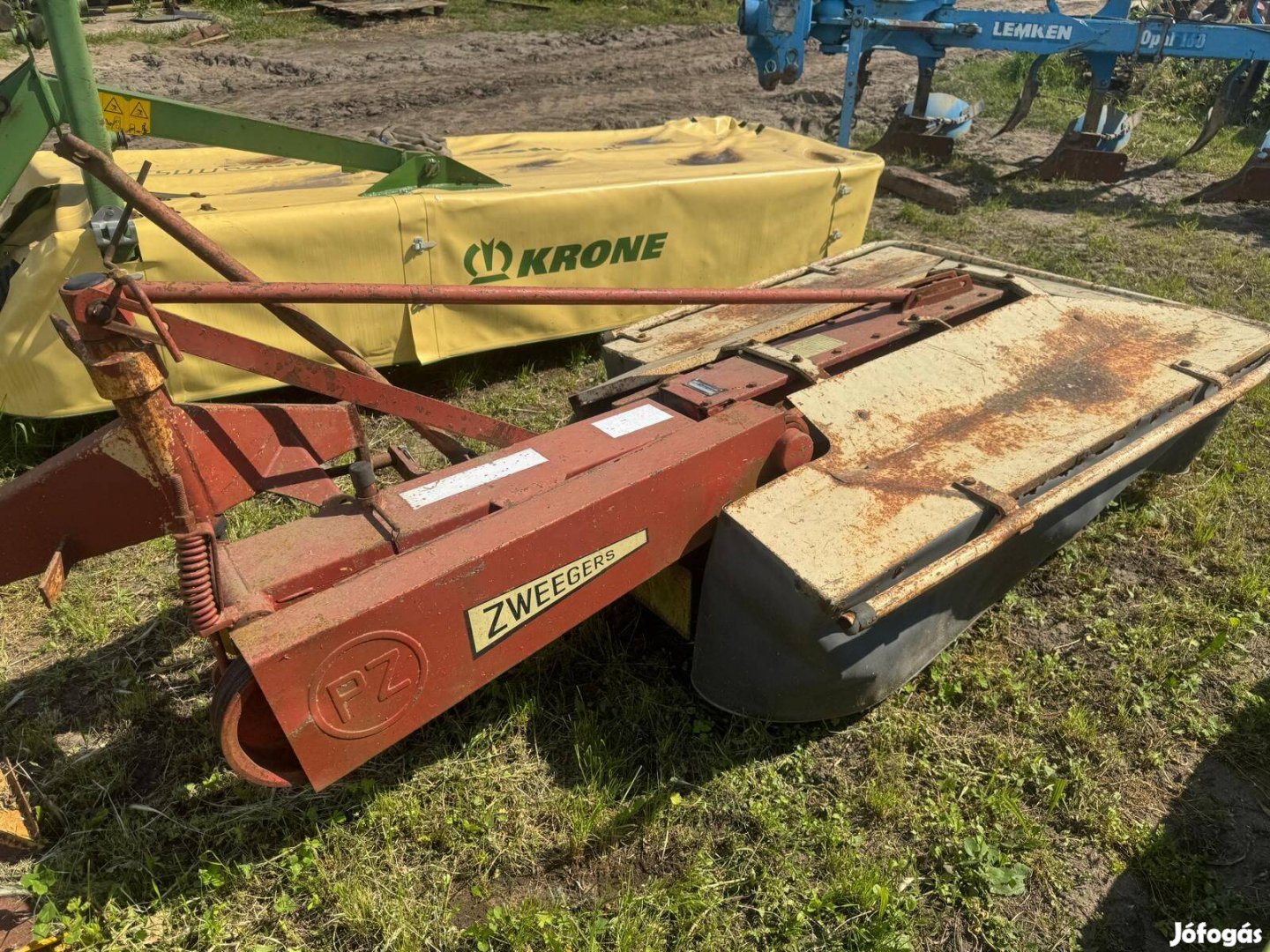 PZ 135 -ös (Holland) , Kétdobos Kasza Fűkasza Új Csúszótányérokkal