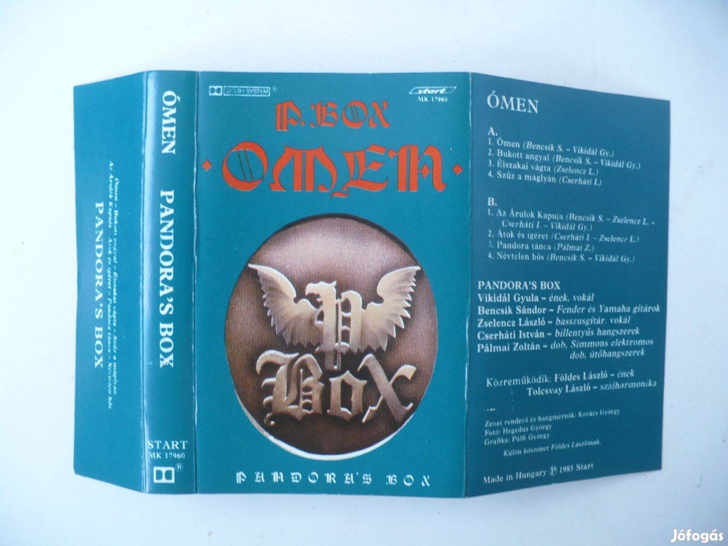 P. Box: Ómen (megkímélt állapotú kazetta, ritkaság)