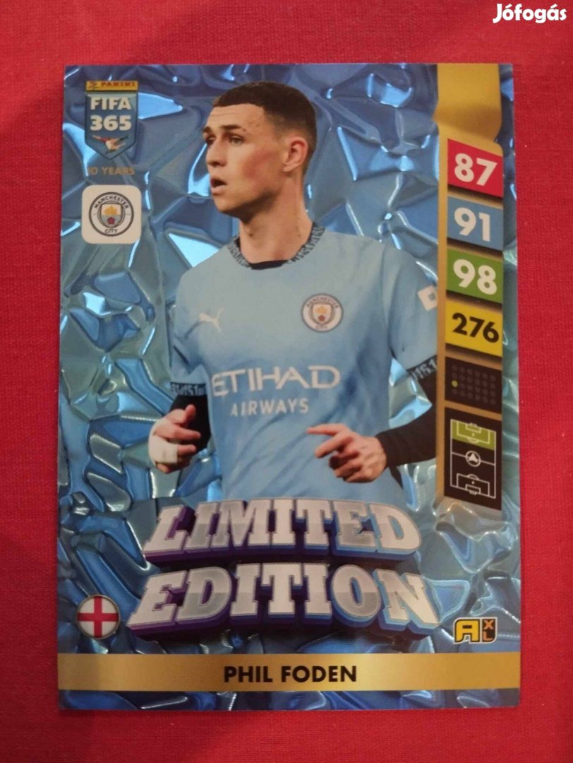 P. Foden (Manchester City) FIFA 365 2025 Limited Edition focis kártya