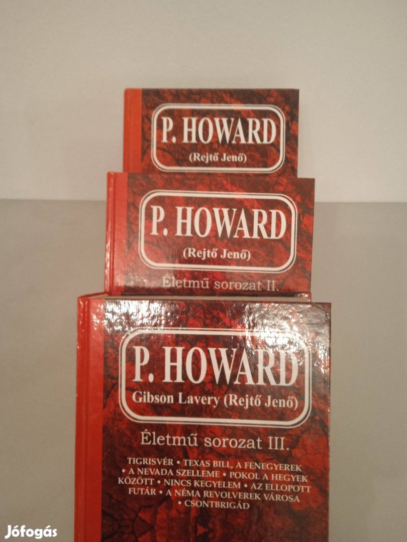 P. Howard könyv sorozat eladó