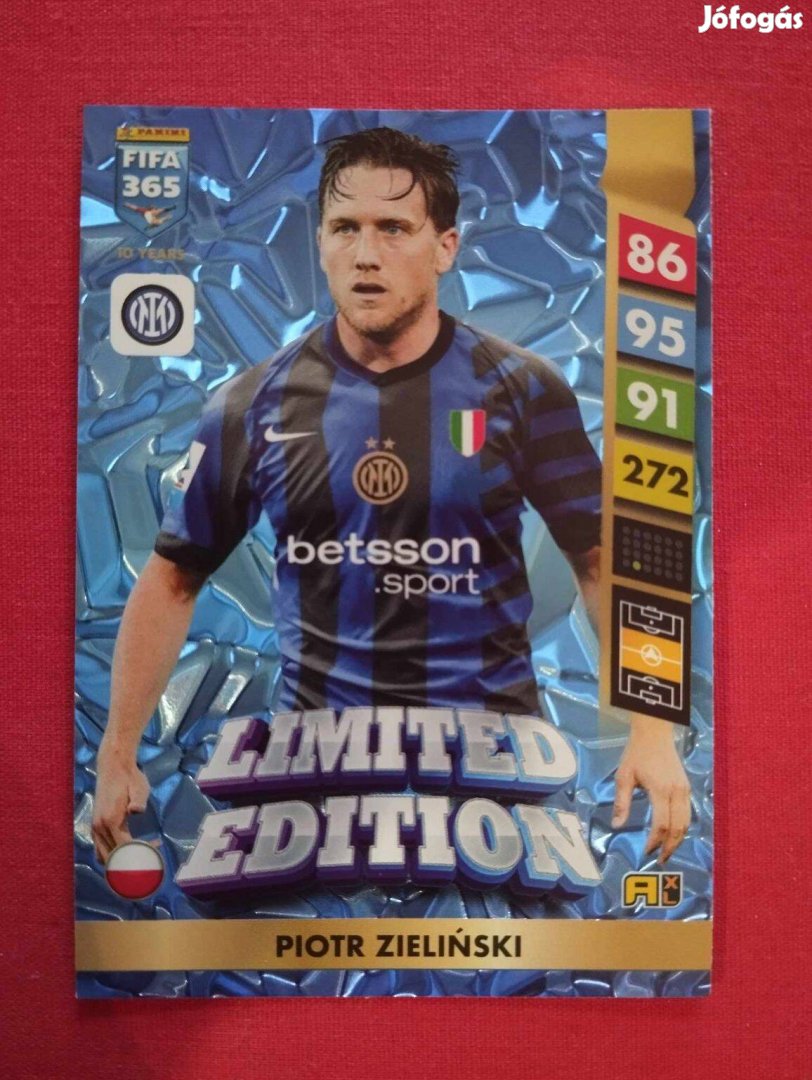 P. Zielinski Internazionale FIFA 365 2025 Limited Edition focis kártya