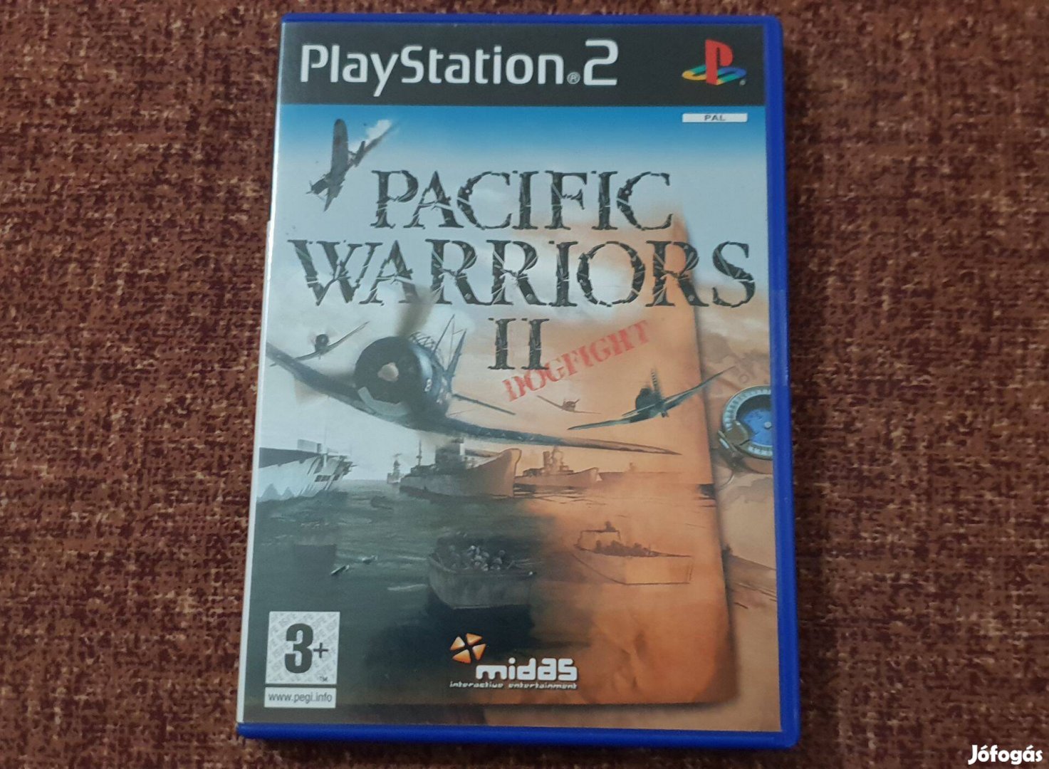 Pacific Warriors II Dogfight Ps2 eredeti lemez ( 2500 Ft)