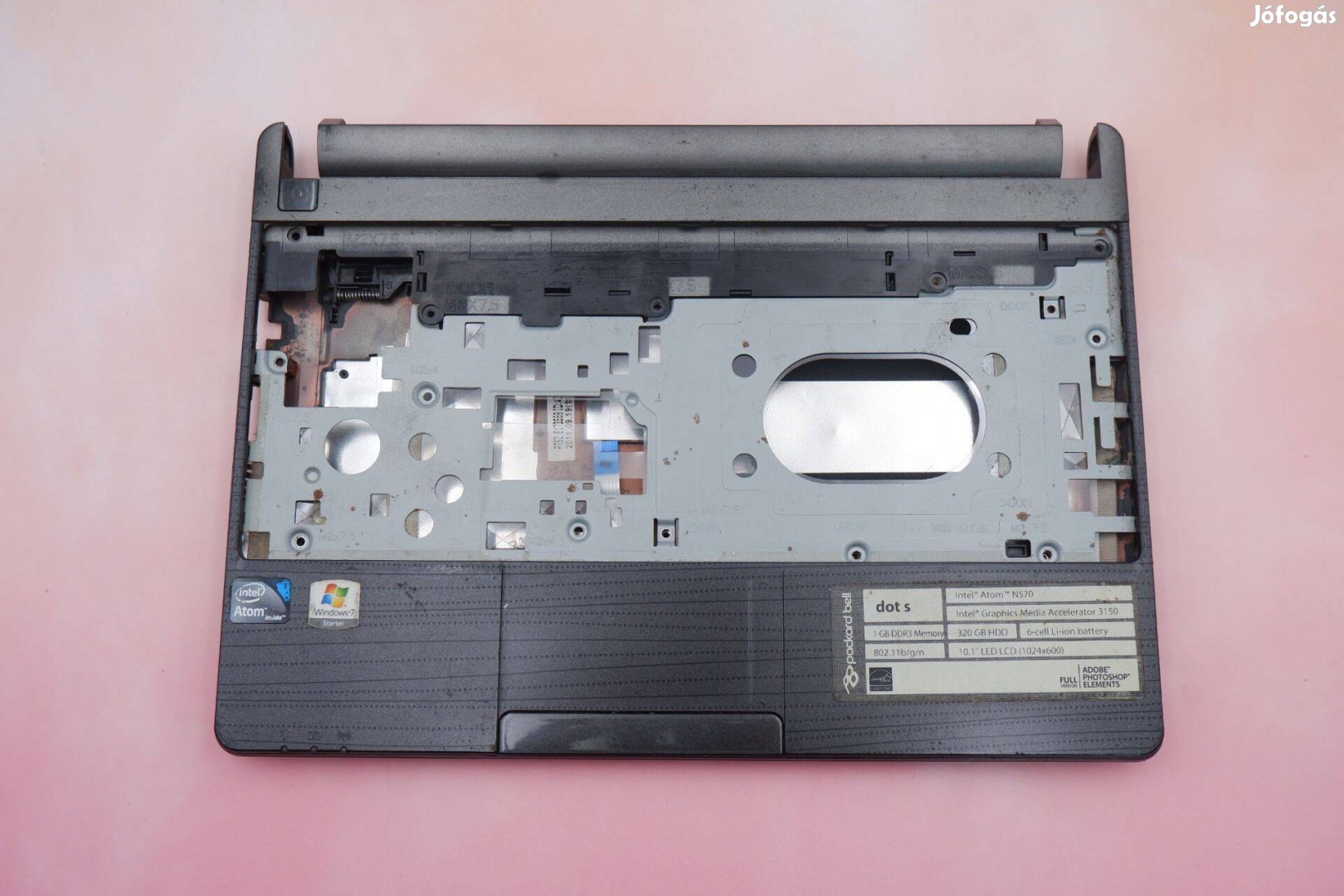 Packard Bell Dot S laptop alsó felső ház egyben