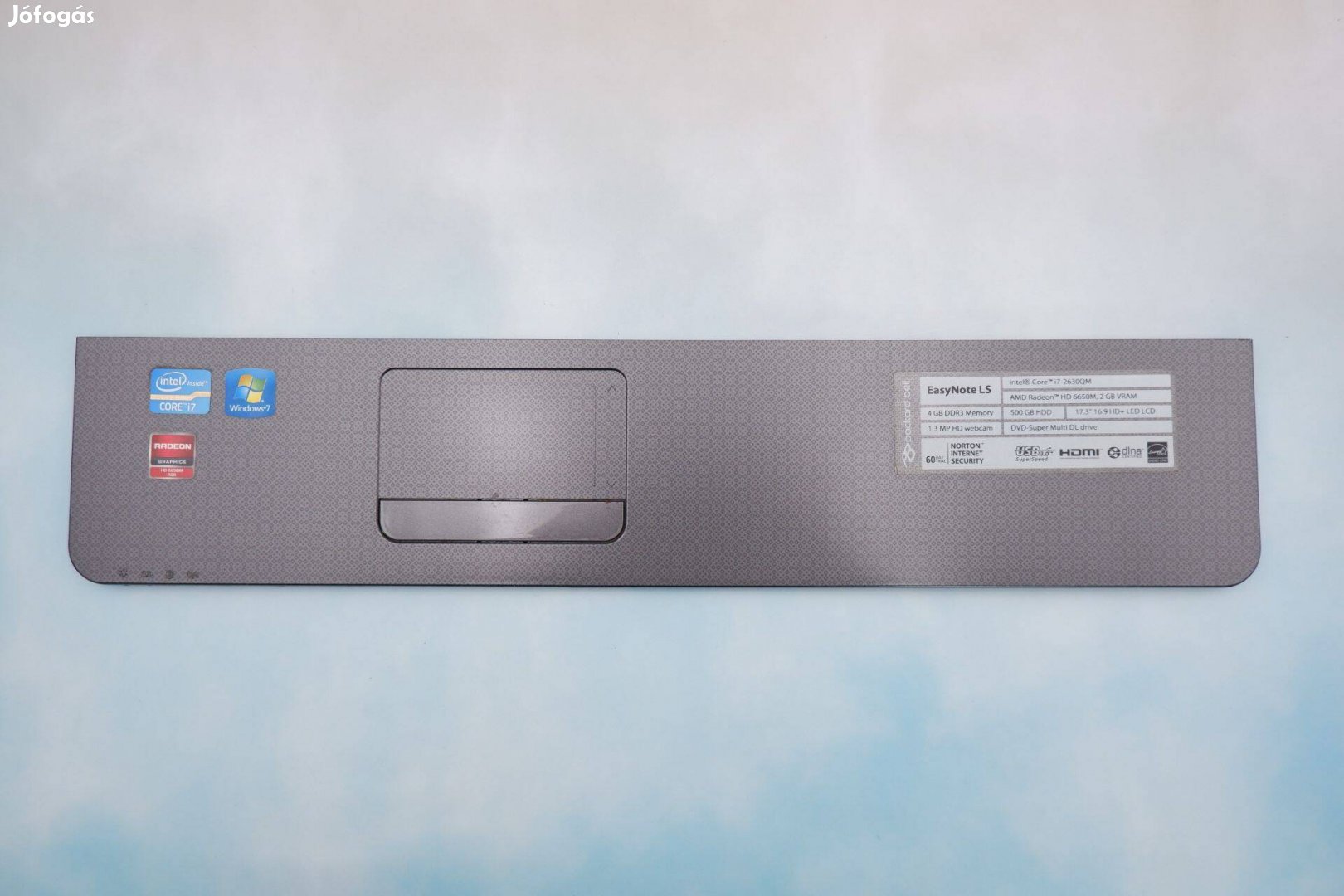 Packard Bell Easynote LS11HR laptop felső burkolat