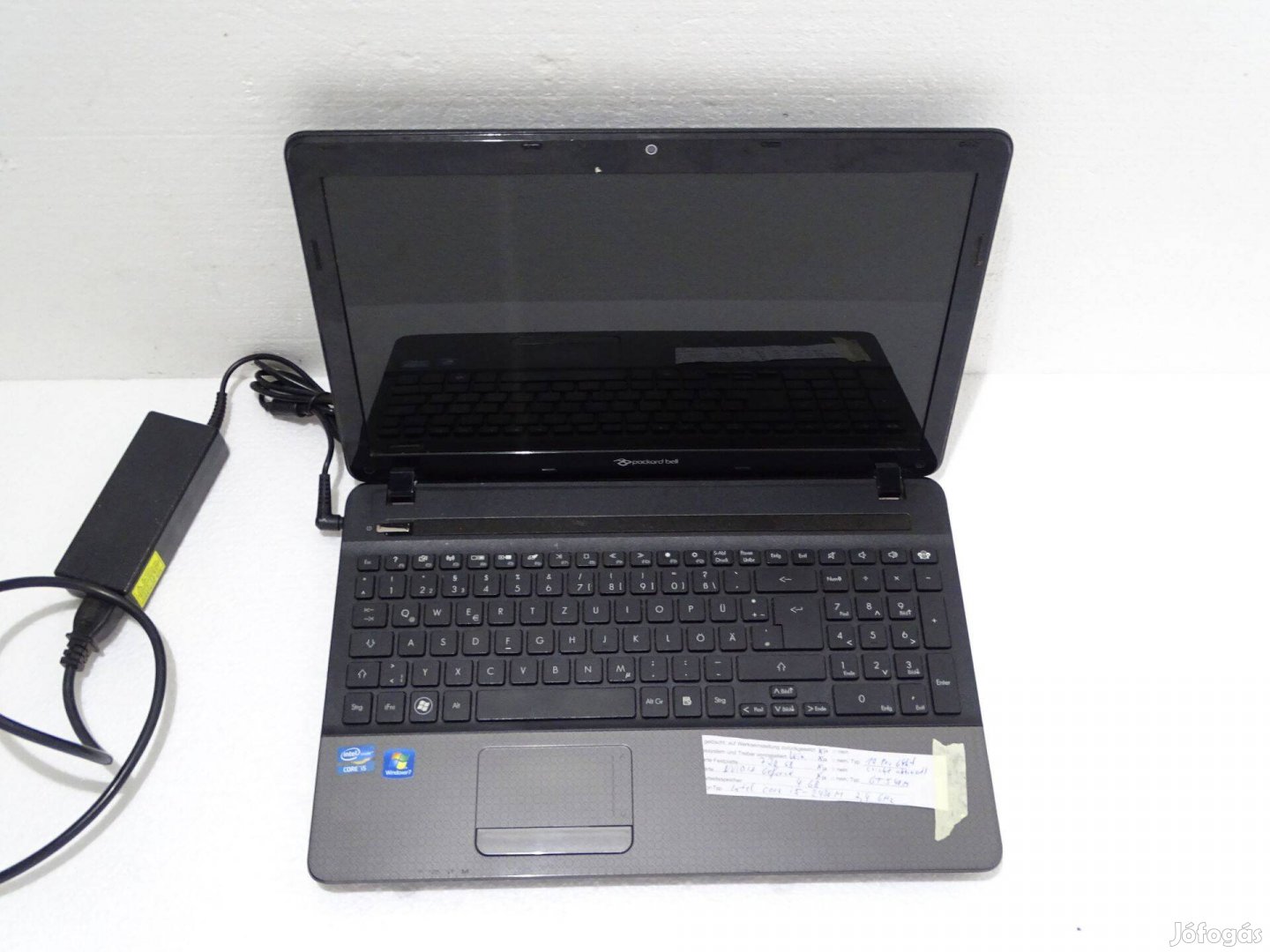 Packard Bell P5WS0 laptop notebook i5 Windows Hibás