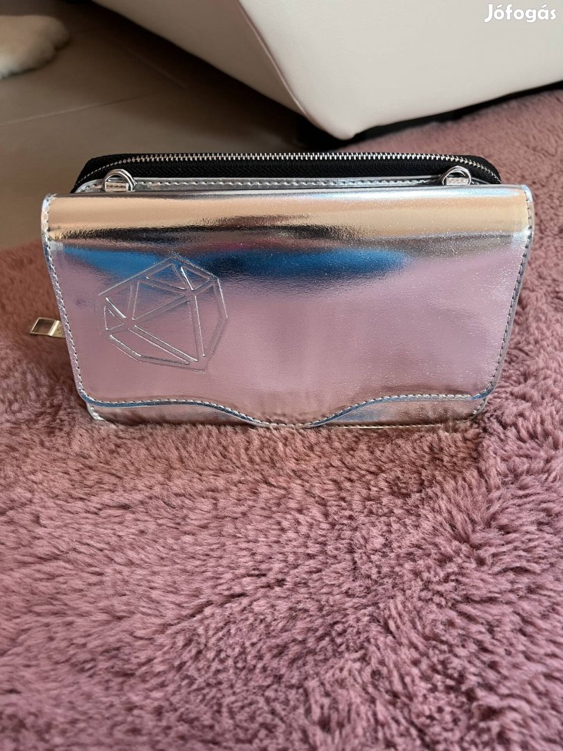 Paco Rabanne táska, crossbody ezüst színű új