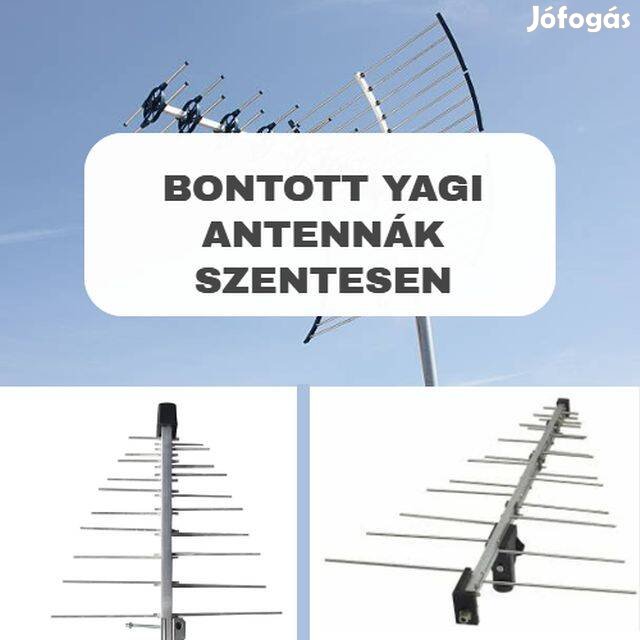Padlástakarítás miatt bontott UHF-VHF-URH antennák eladók