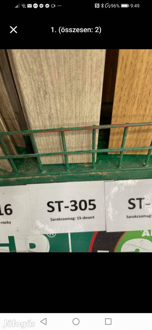Padlószegő léc (St 305-ös laminált padlóhoz) 
