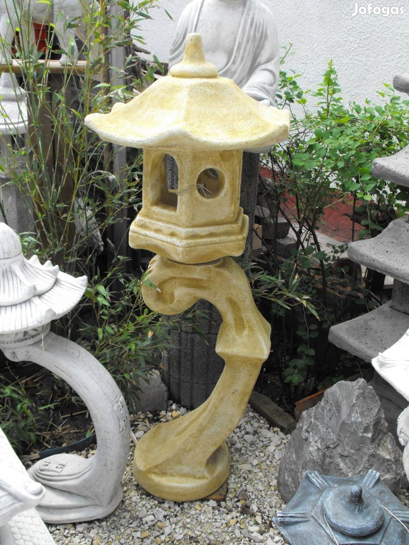 Pagoda lámpás Japán Kerti kő lámpa 120cm Fagyálló műkő szobor