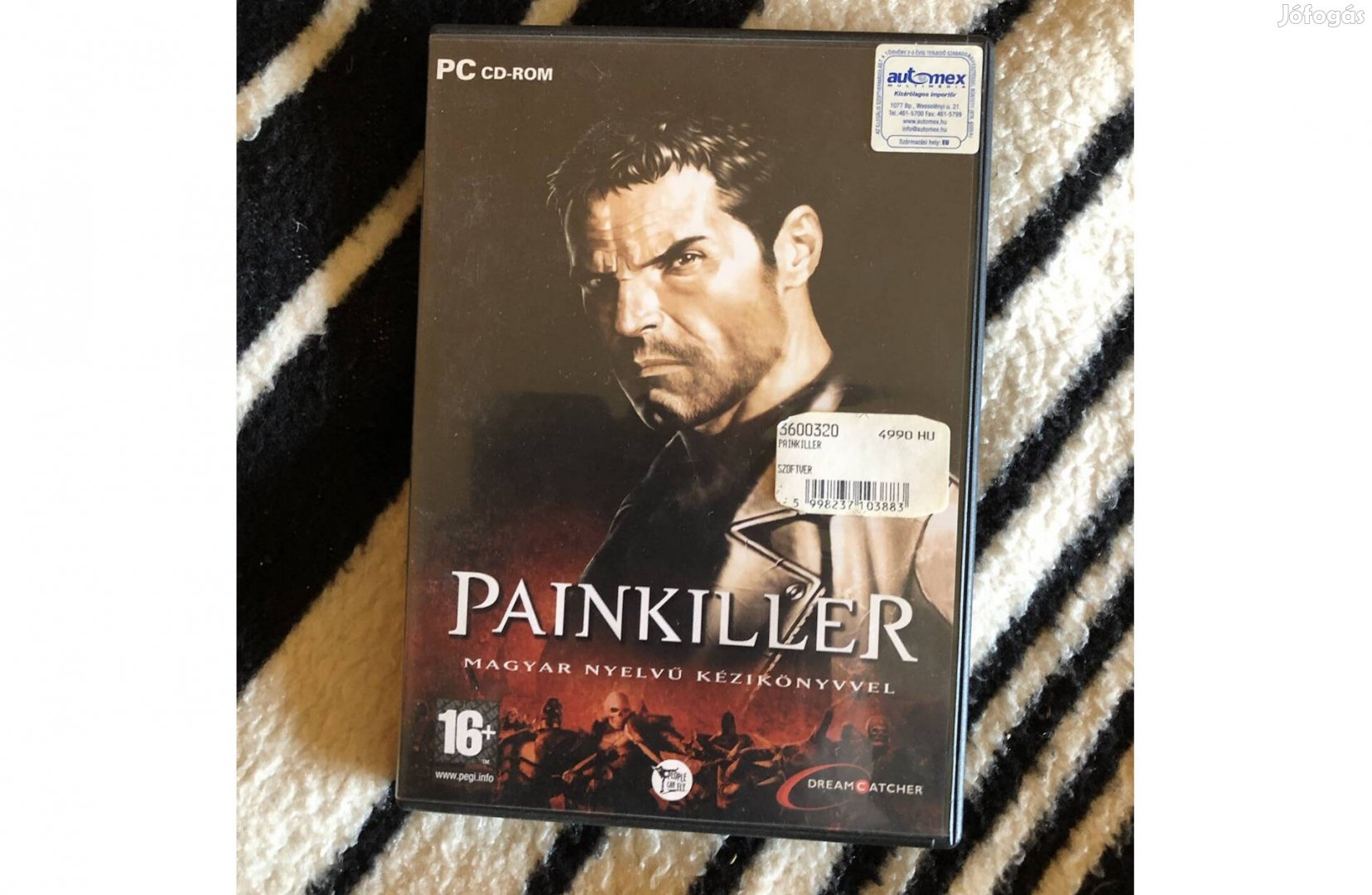 Painkiller pc CD , számítógépes játék 3000 Ft :Lenti