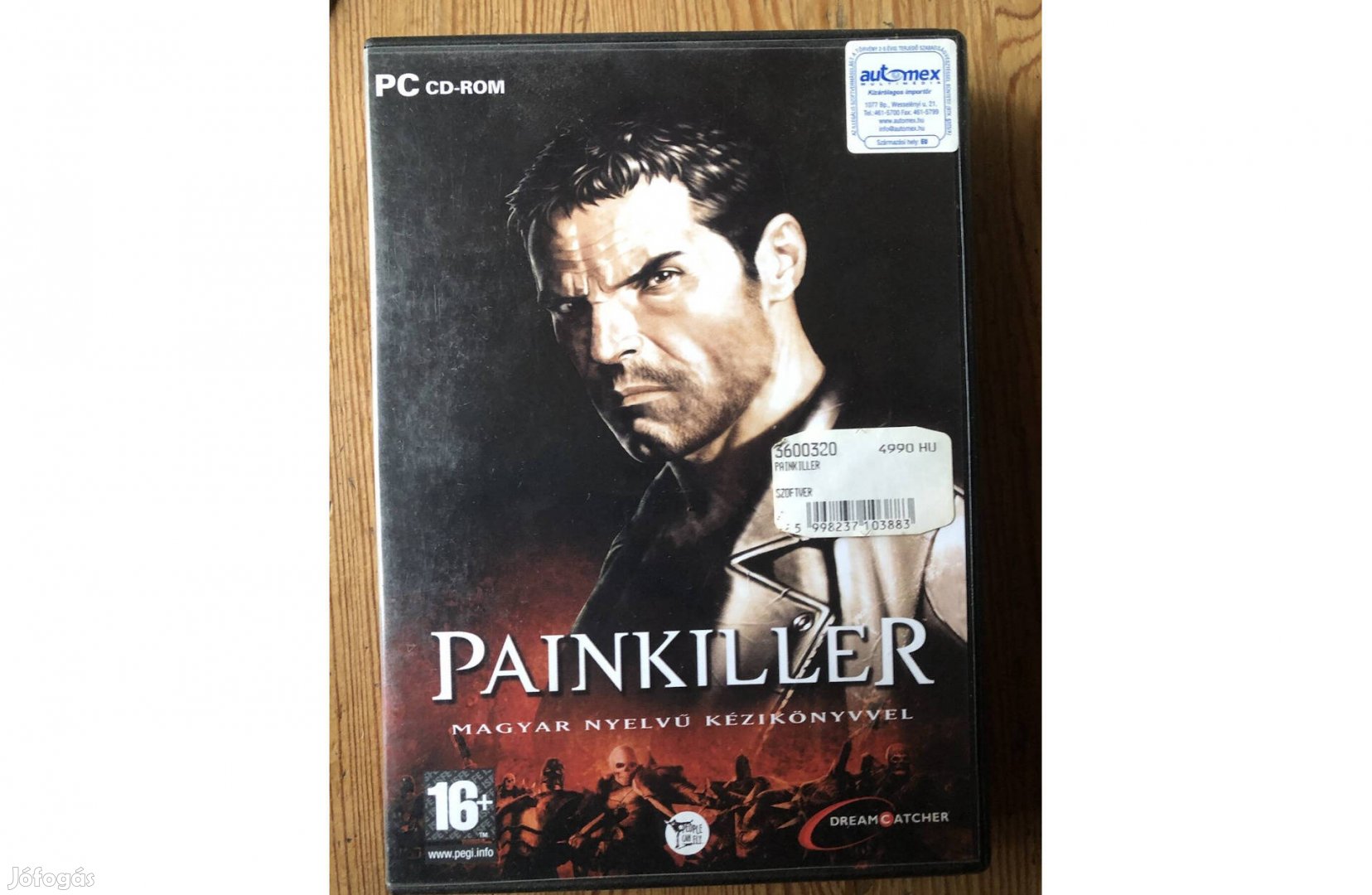 Painkiller számítógépes játék ,Pc CD 4500 Ft :Lenti
