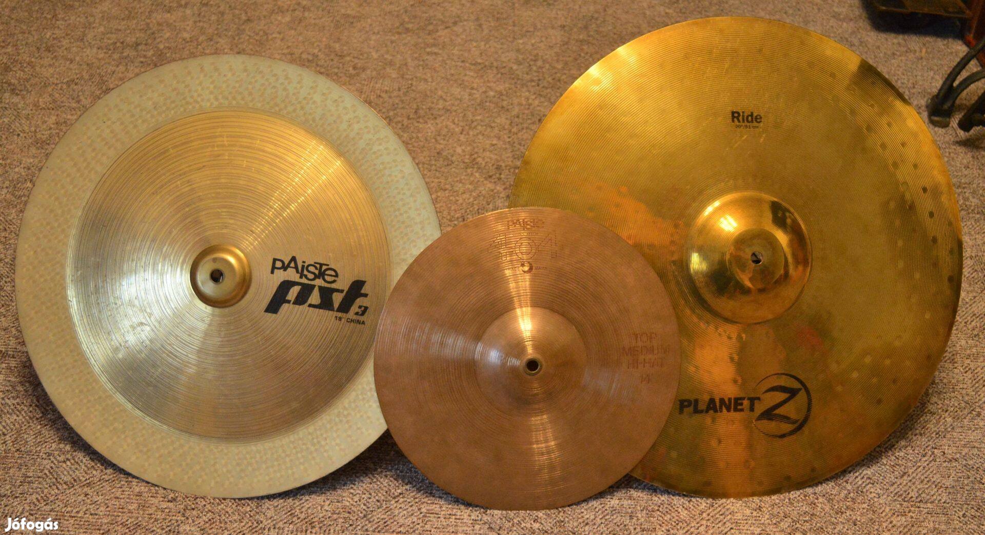 Paiste és Zildijan cintányérok