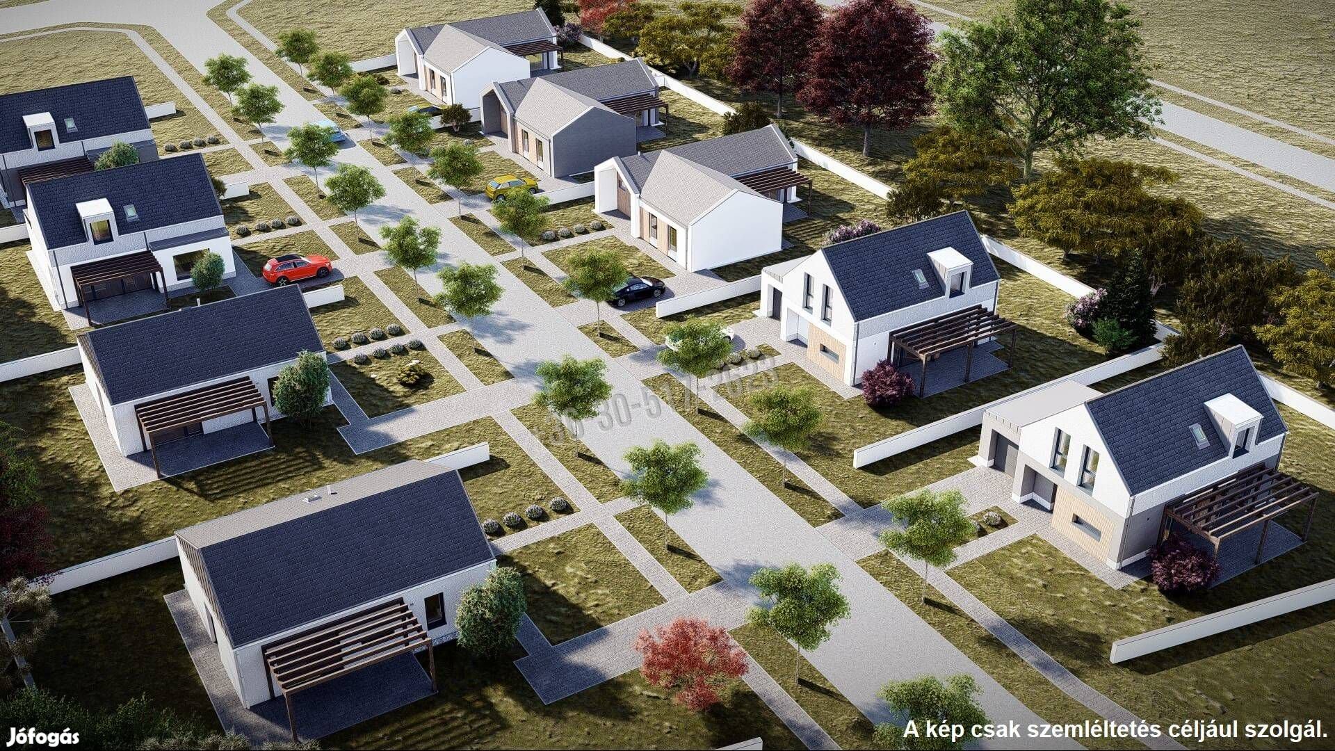 Paks-Csámpán, 10321 m2 terület a rajta lévő családi házzal plus 704_gz