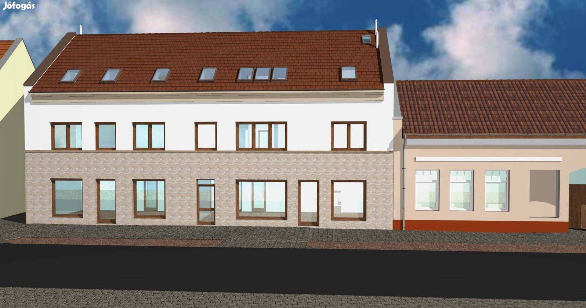 Paks Dózsa Gy. 42.(Posta mellett) új építésű 60-75 m2-es lakások