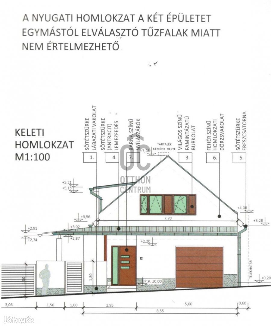 Paksi eladó új építésű tégla családi ház