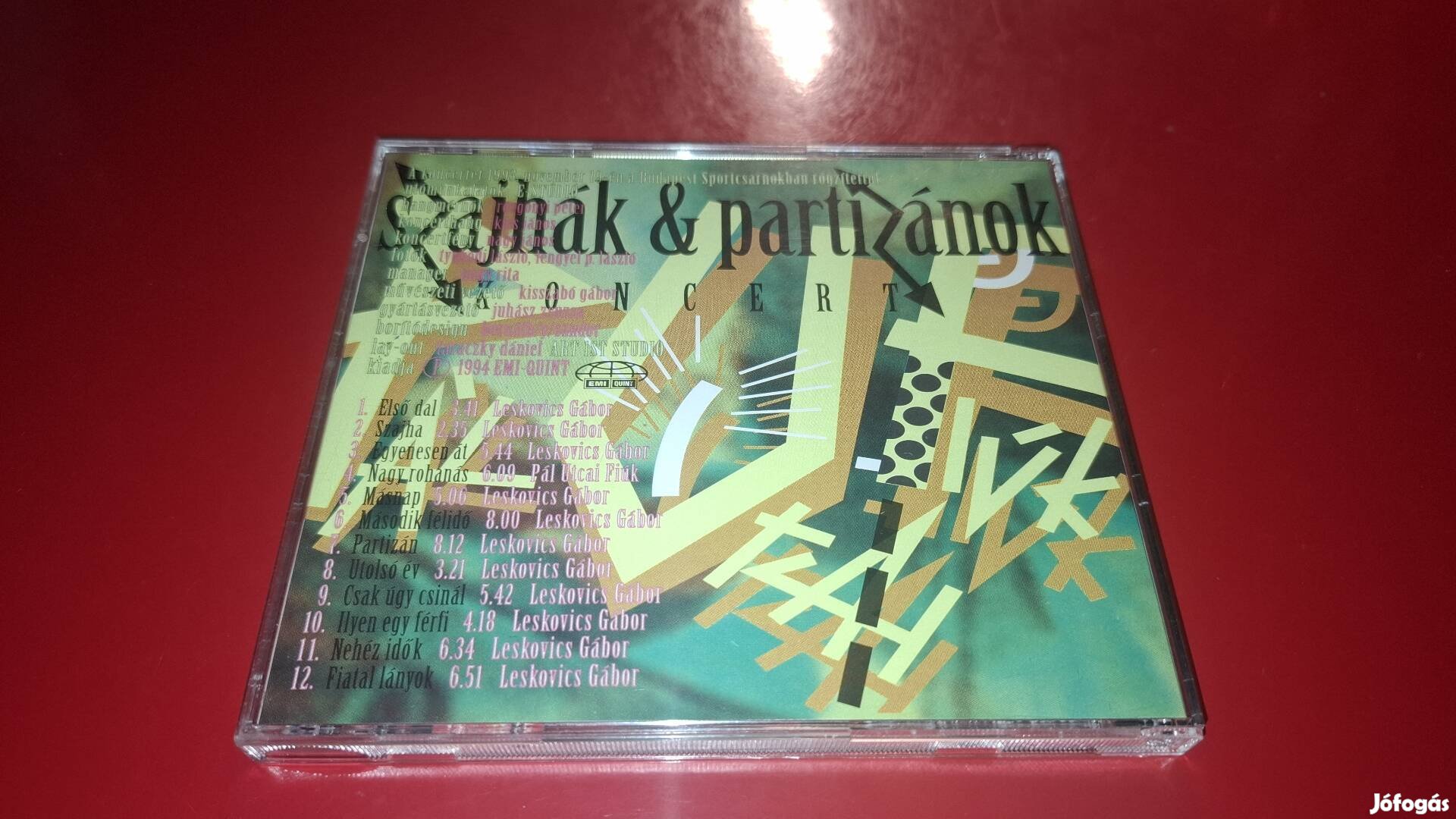 Pál Utcai Fiúk Szajhák Partizánok Cd