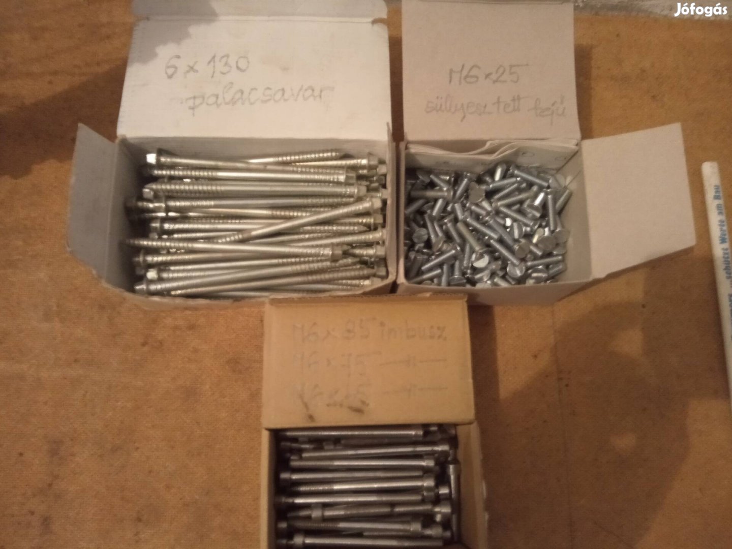 Pala csavar és metrikus csavar többféle méretben!