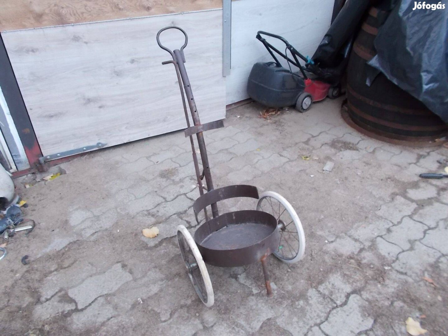 Palack stb szállító kocsi szekér támasztóval debreceni