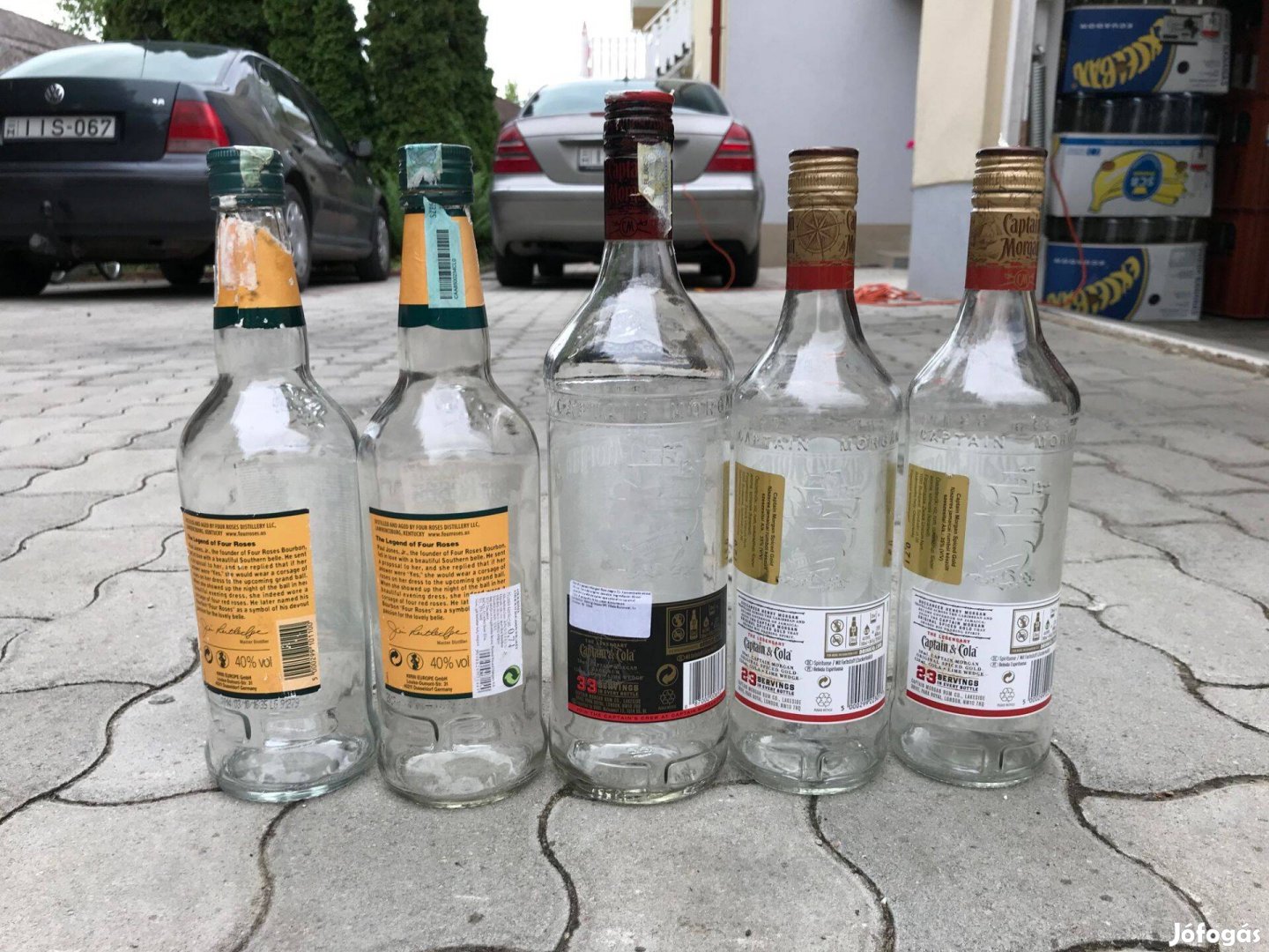 Pálinkásüveg 0,7 liter 7 dl 70cl pálinkás üveg palack Posta megoldható