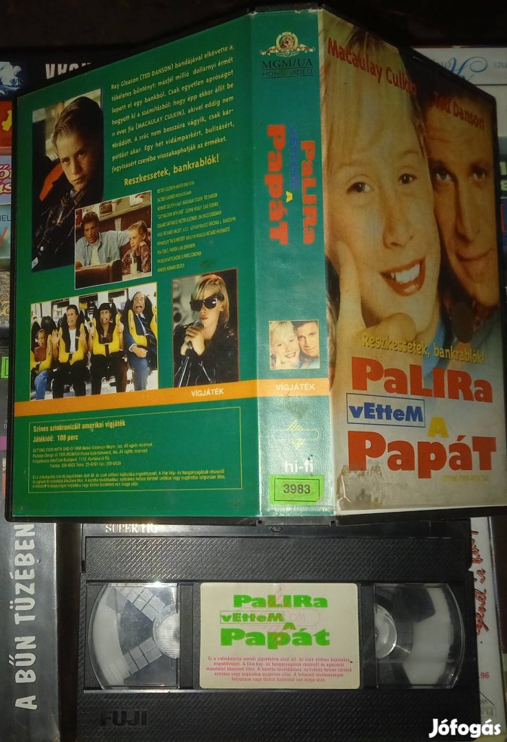 Palira vettem a papát - vígjáték vhs - Macaulay Culkin