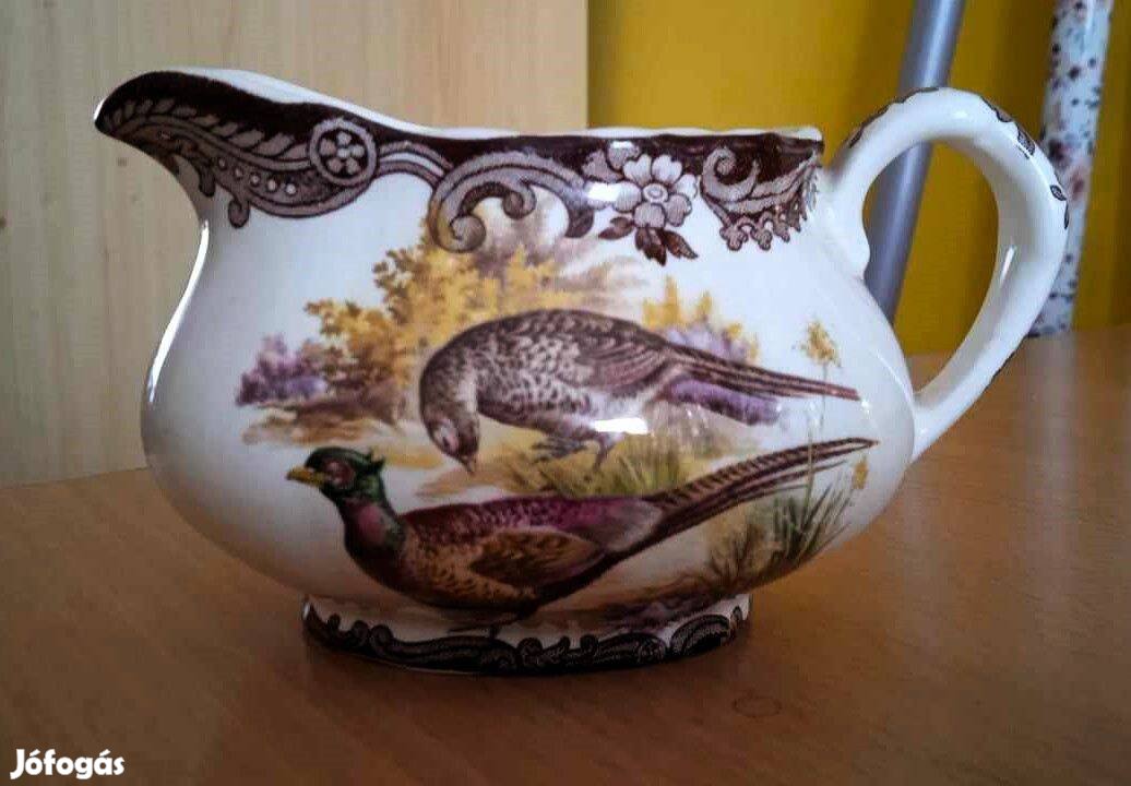 Palissy - Royal Worcester, gyönyörű angol porcelán kiöntő/szószos