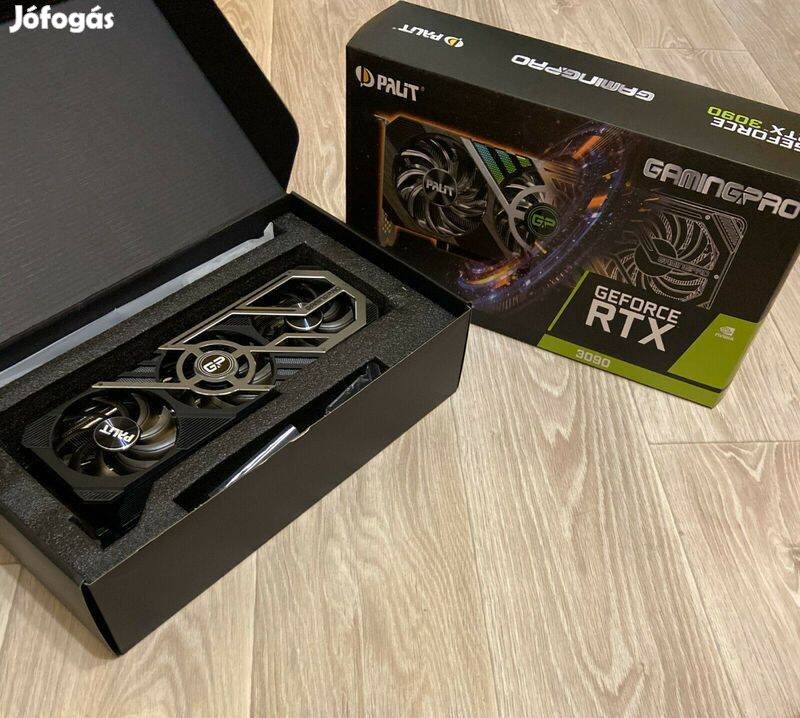 Palit Rtx 3090 Gamingpro 24GB Dobozos /1-Év garanciával, számlával!