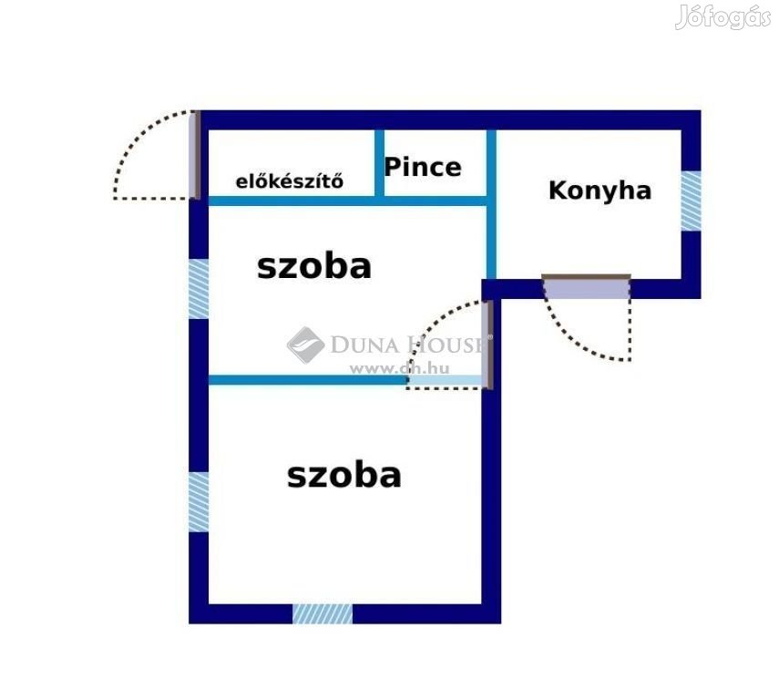 Palkonyai eladó 50 nm-es ház